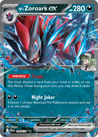 N’s Zoroark ex 98 / 159