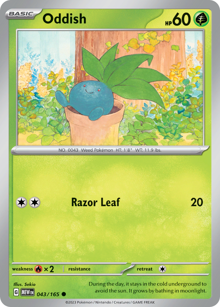 Oddish 43 / 165