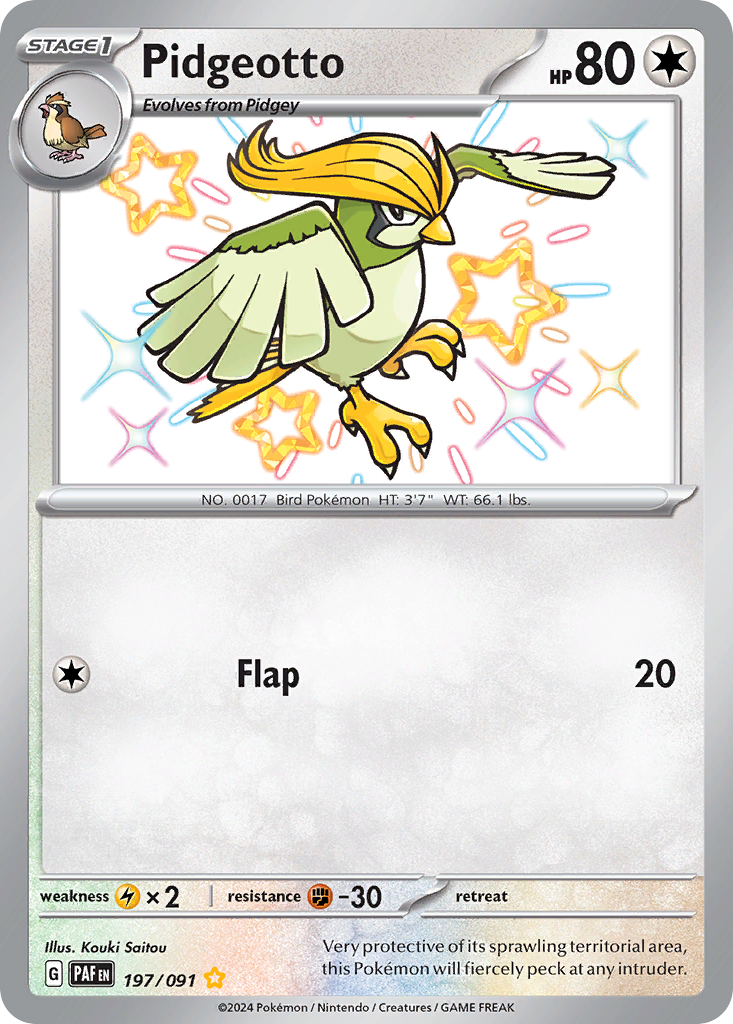 Pidgeotto 197 / 91