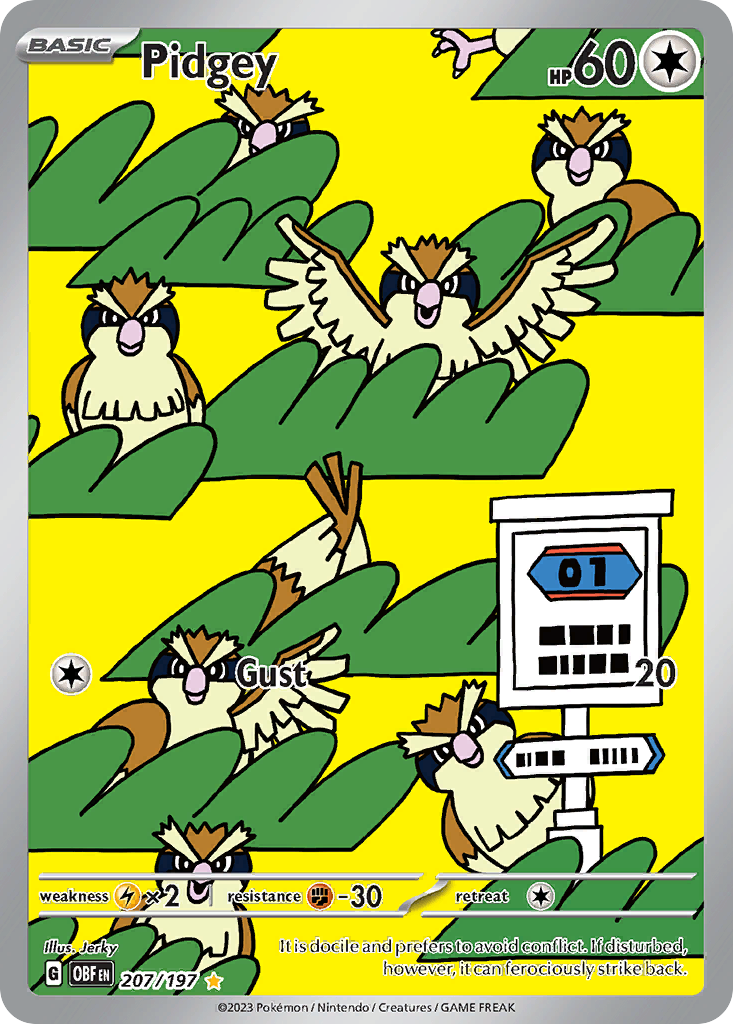 Pidgey 207 / 197