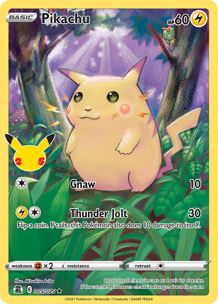 Pikachu 5 / 25