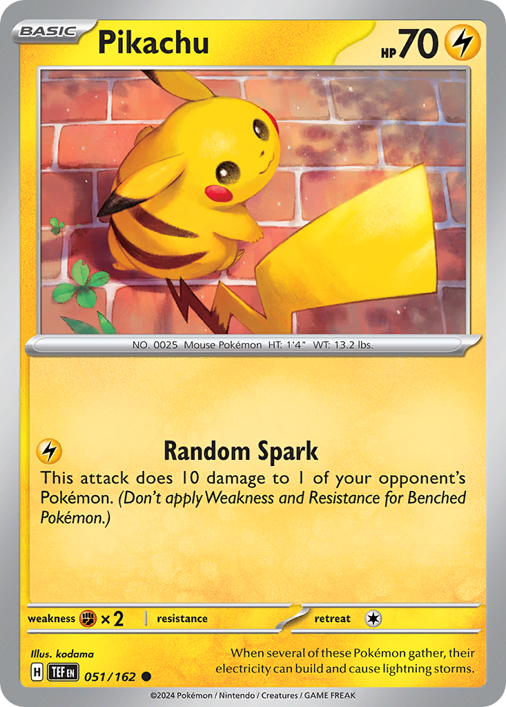 Pikachu 51 / 162