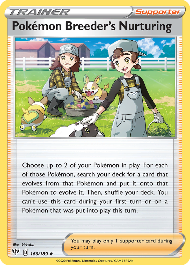 Pokémon Breeder’s Nurturing 166 / 189