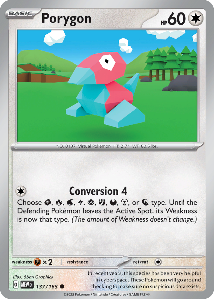 Porygon 137 / 165