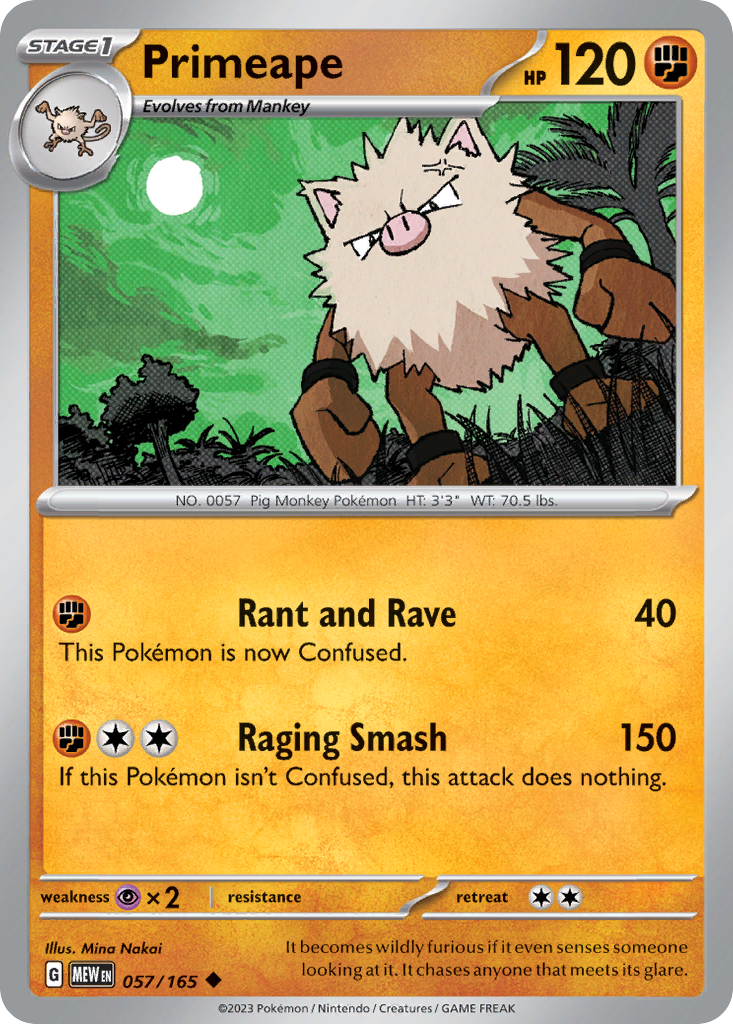 Primeape 57 / 165