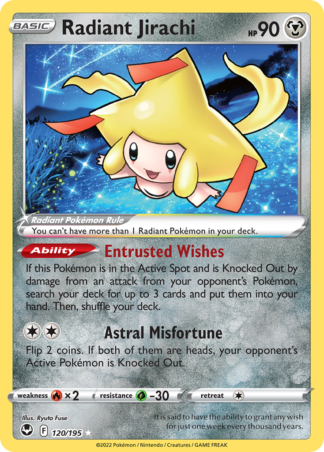 Radiant Jirachi 120 / 195