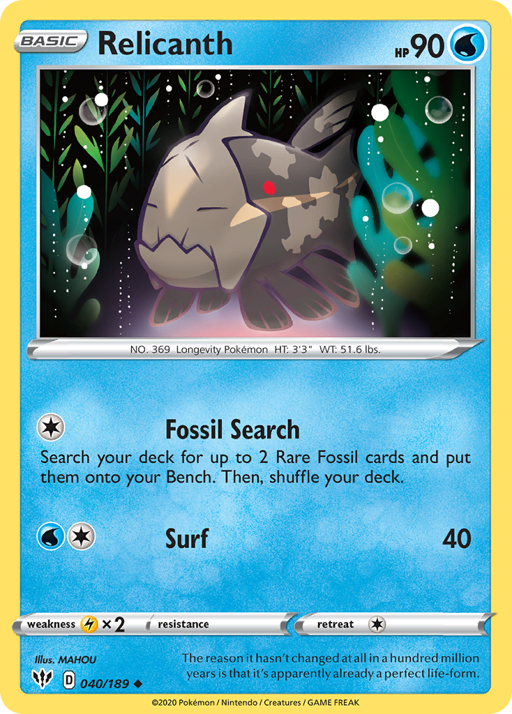 Relicanth 40 / 189