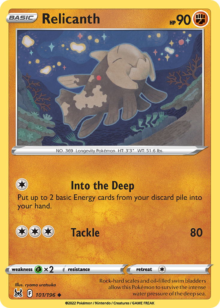 Relicanth 101 / 196