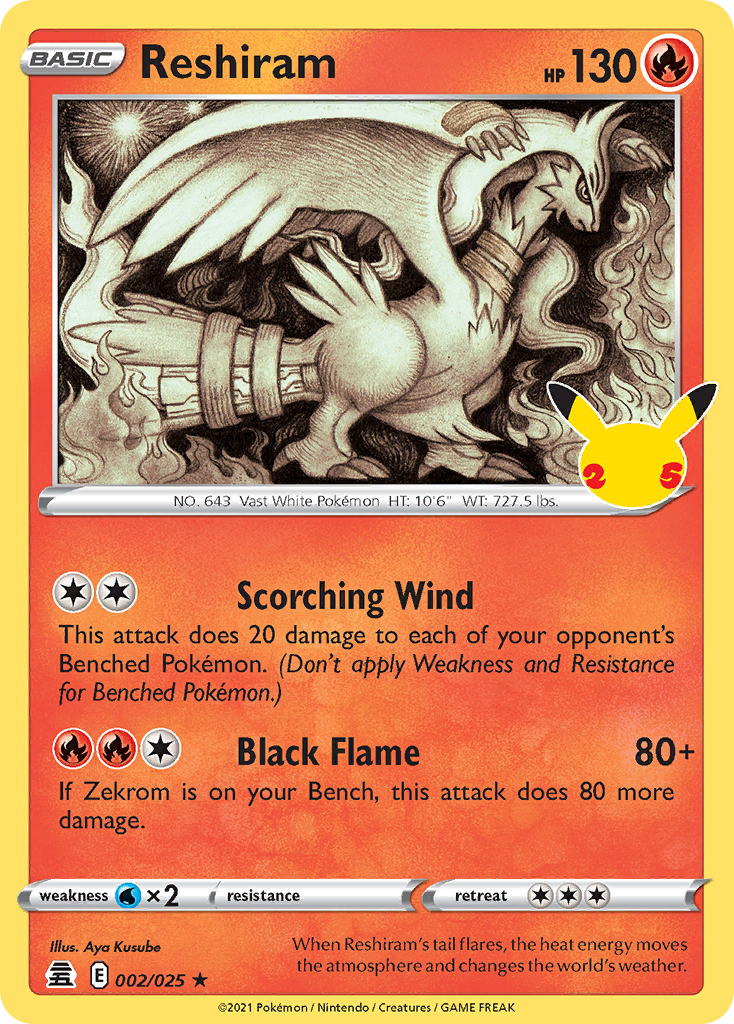 Reshiram 2 / 25