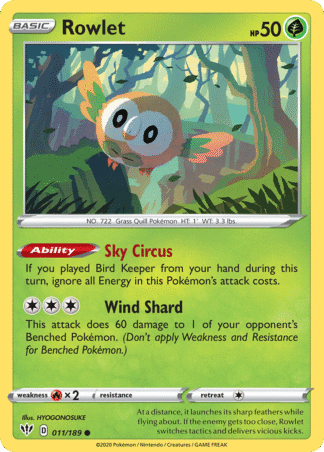 Rowlet 11 / 189