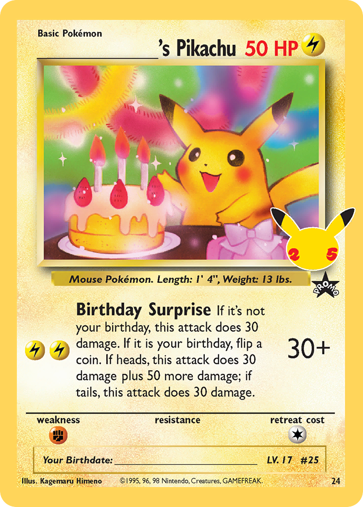_____’s Pikachu 24 / 25