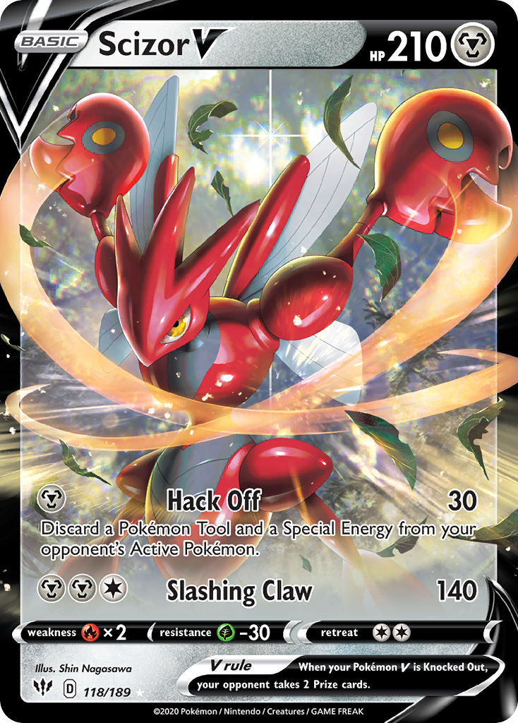 Scizor V 118 / 189