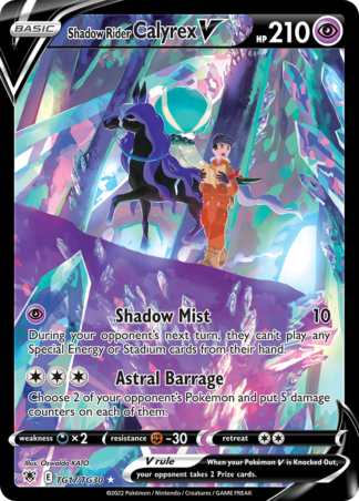 Shadow Rider Calyrex V TG17 / 189