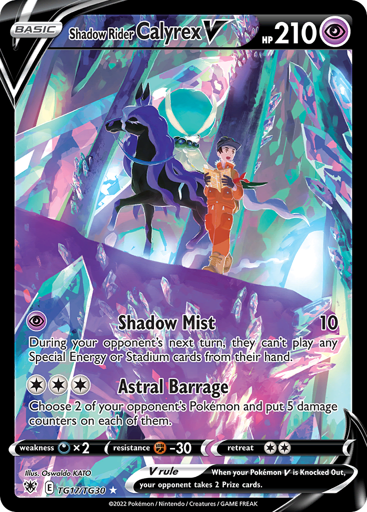 Shadow Rider Calyrex V TG17 / 189