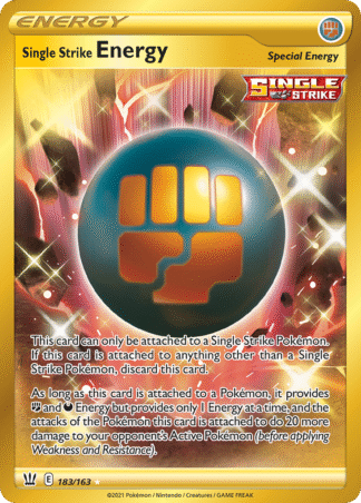 Single Strike Energy 183 / 163