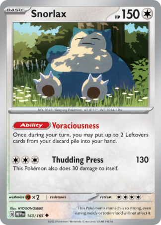 Snorlax 143 / 165