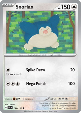 Snorlax 144 / 191
