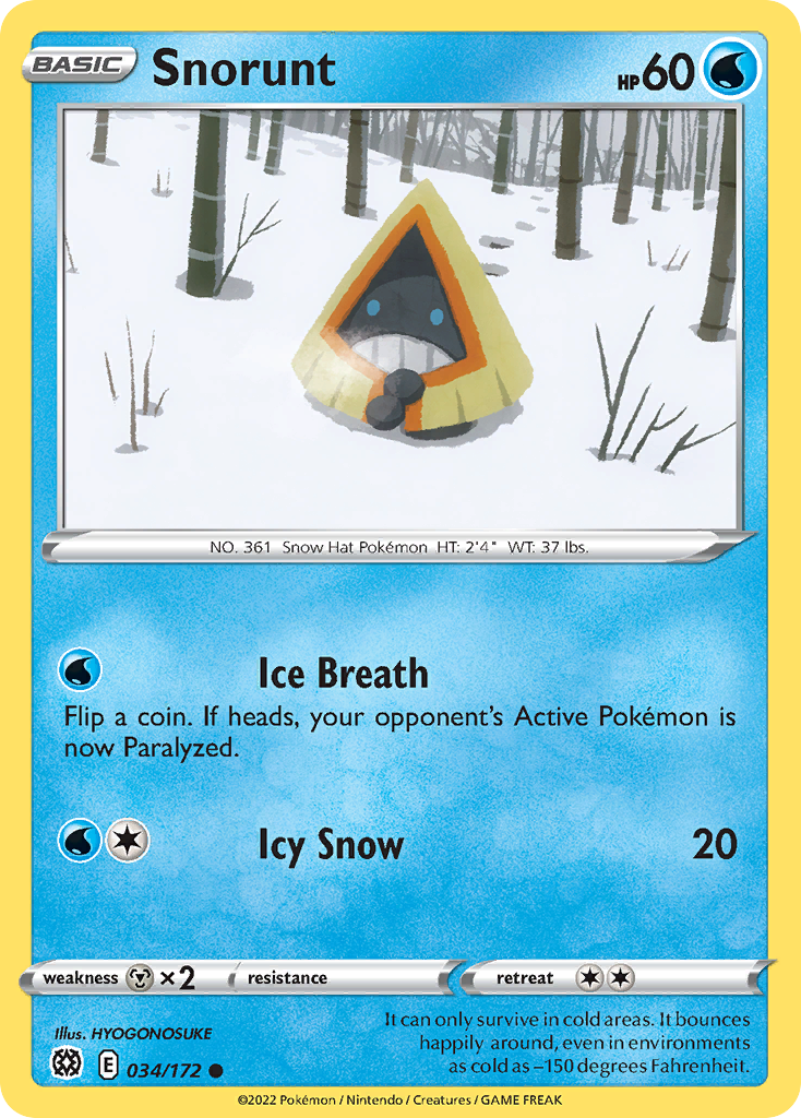 Snorunt 34 / 172