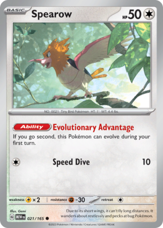 Spearow 21 / 165