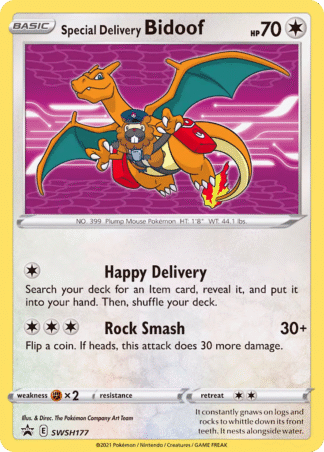 Special Delivery Bidoof SWSH177 / 307