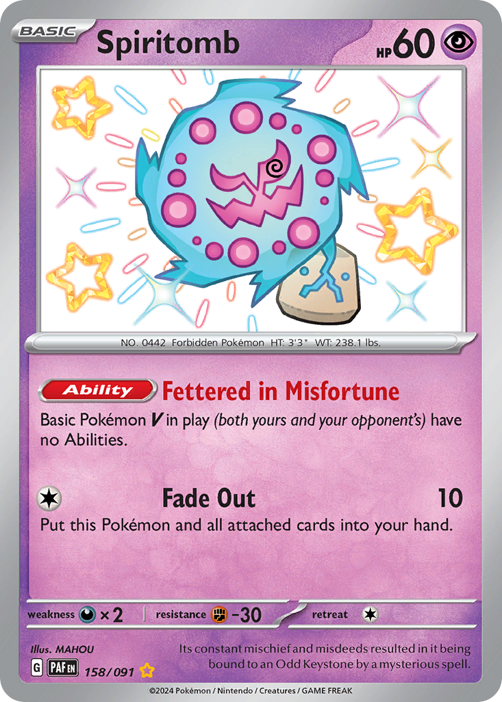 Spiritomb 158 / 91
