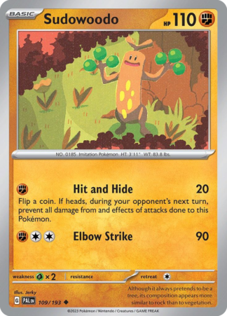 Sudowoodo 109 / 193