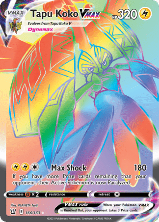 Tapu Koko VMAX 166 / 163