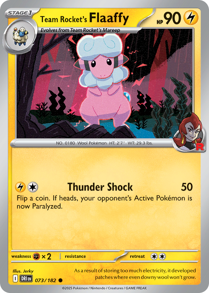 Team Rocket’s Flaaffy 73 / 182