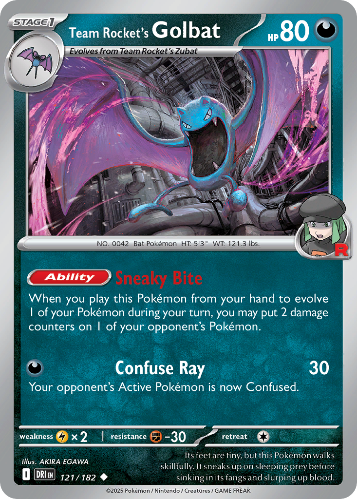 Team Rocket’s Golbat 121 / 182