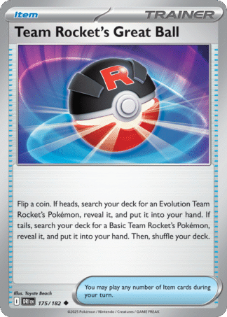 Team Rocket’s Great Ball 175 / 182