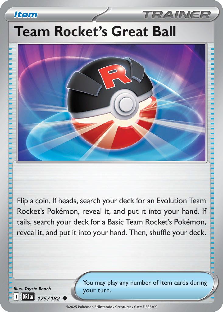 Team Rocket’s Great Ball 175 / 182