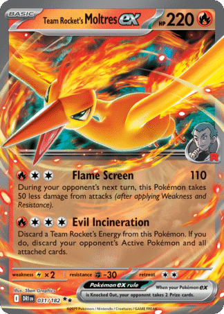 Team Rocket’s Moltres ex 31 / 182