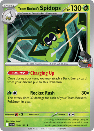 Team Rocket’s Spidops 20 / 182