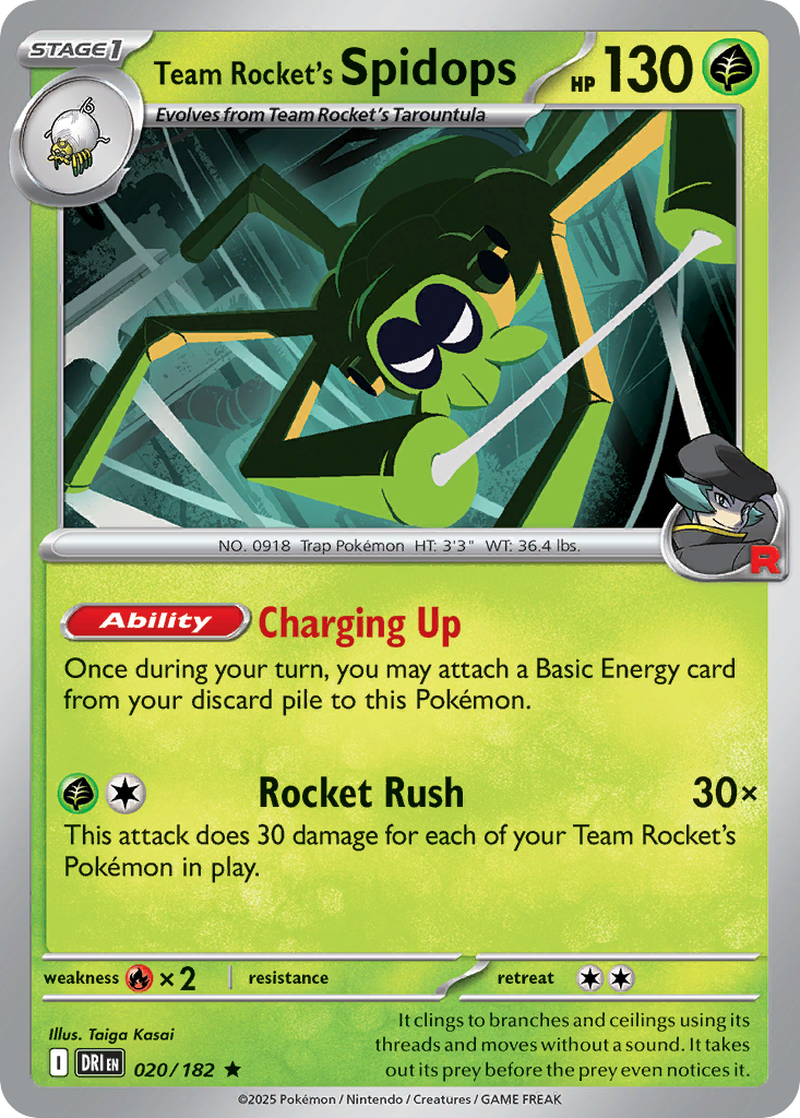 Team Rocket’s Spidops 20 / 182