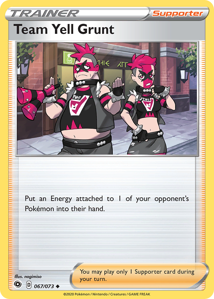Team Yell Grunt 67 / 73