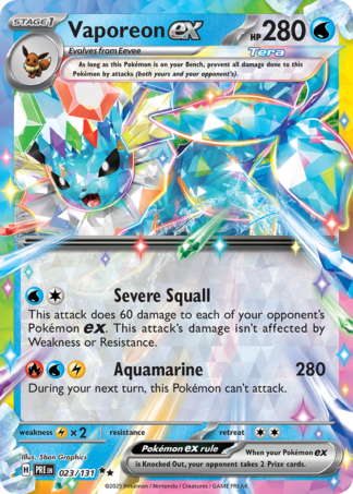 Vaporeon ex 23 / 131