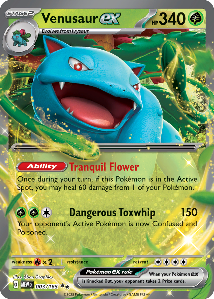 Venusaur ex 3 / 165