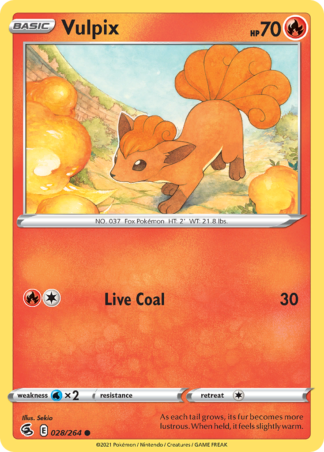 Vulpix 28 / 264