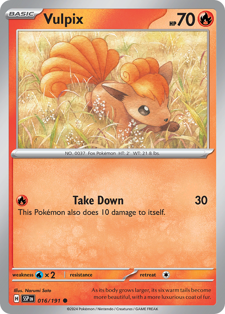Vulpix 16 / 191