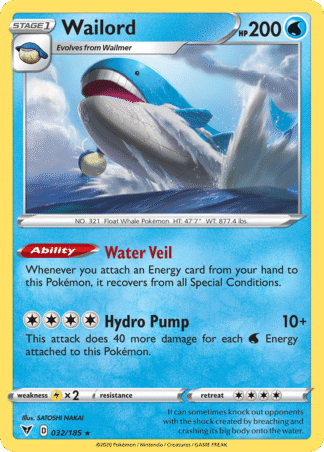 Wailord 32 / 185