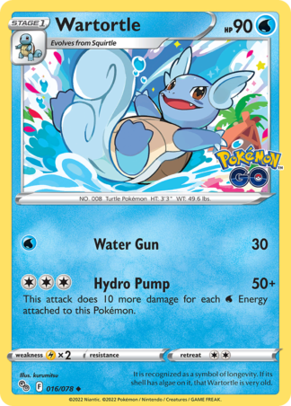 Wartortle 16 / 78