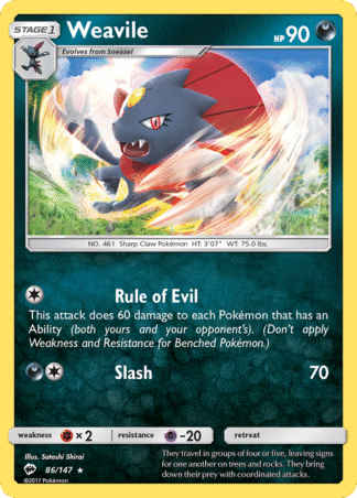 Weavile 86 / 147