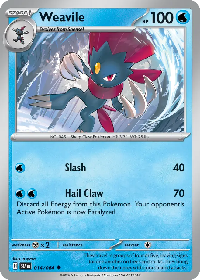 Weavile 14 / 64