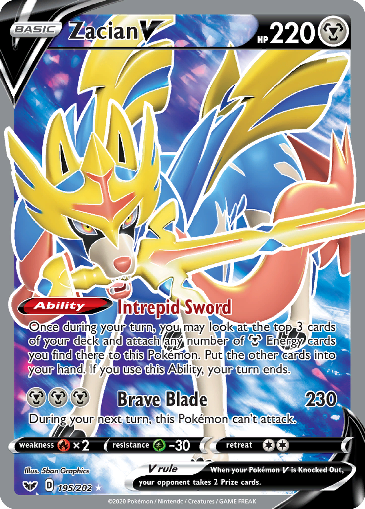 Zacian V 195 / 202