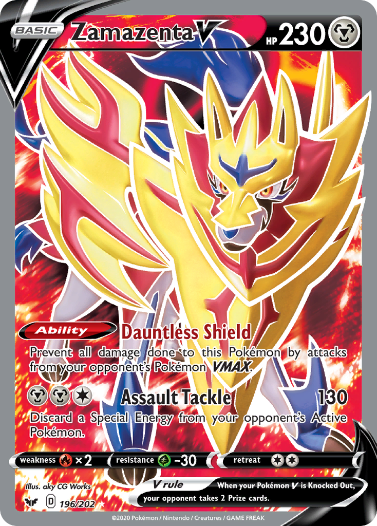 Zamazenta V 196 / 202