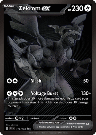 Zekrom ex 172 / 86