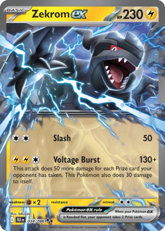 Zekrom ex 34 / 86