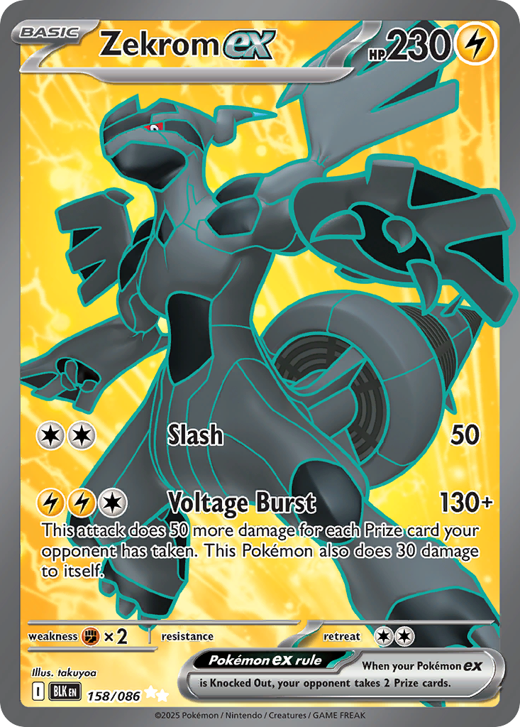 Zekrom ex 158 / 86