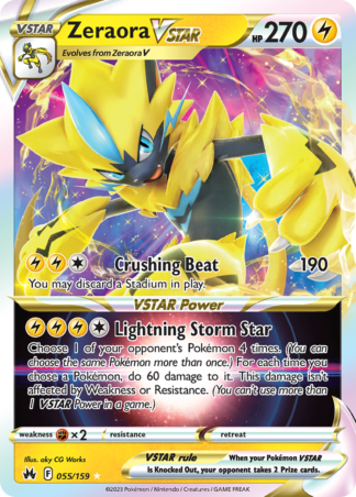 Zeraora VSTAR 55 / 159