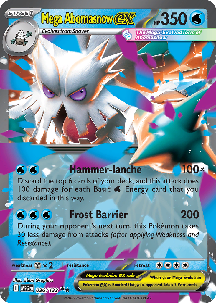 Mega Abomasnow ex 36 / 132